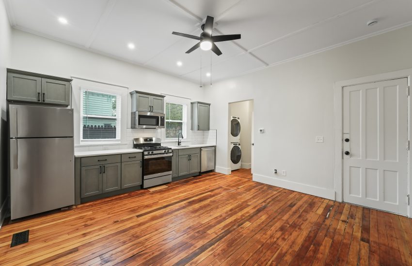 Interior view of a charming 2-bedroom apartment at 58 Lincoln Ave #1 in Saratoga Springs, NY, near downtown shops and dining.